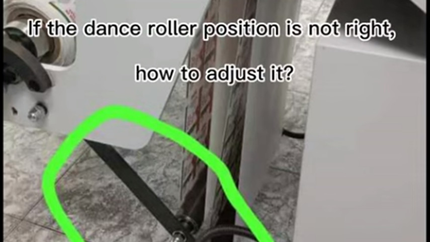 Wenn die Dance Roller Position nicht richtig ist, wie man es anstellt?