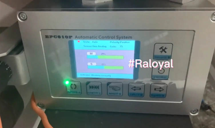 RY1-450 Typ One Color Flexo Press Fertig Testlauf