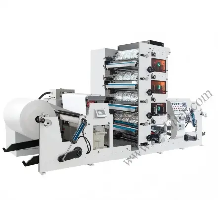 Gestapelte Flexo-Druckmaschine