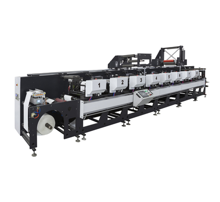 Flexodruckmaschine in Einheitenbauweise