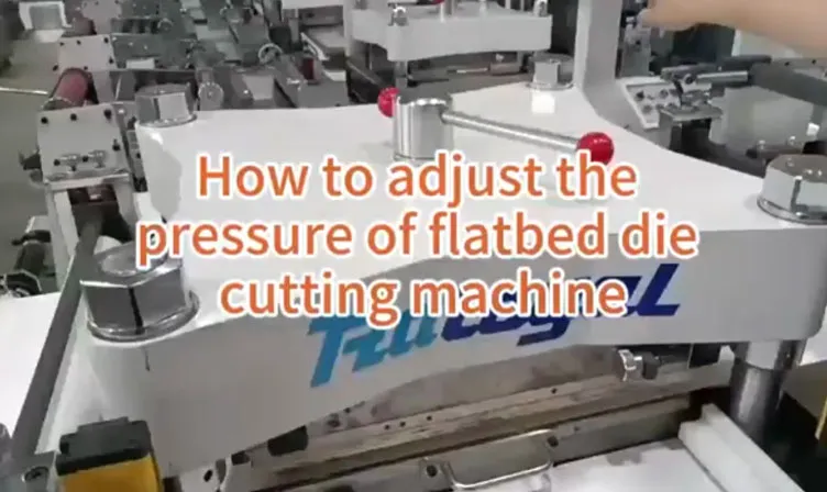 So passen Sie den Druck einer Flach betts chneide maschine an