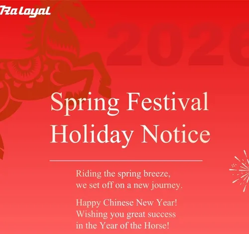 Frühlingsfest-Urlaubsmitteilung