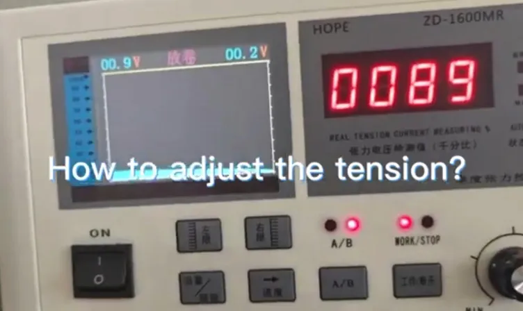 Wie lässt sich die Spannung einer Thermopapier-Schneidemaschine einstellen?